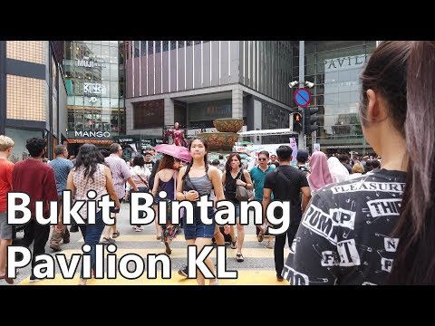 【4K】Walking around Bukit Bintang & Pavilion KL Video