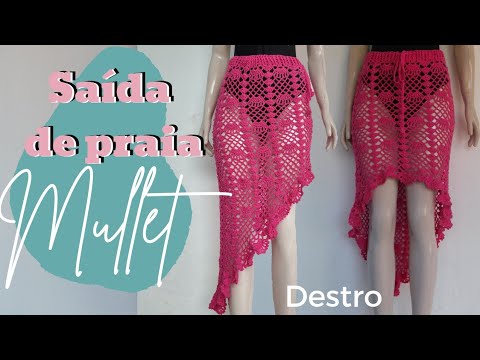 [Destro] saída de praia Mullet em crochê | BYA FERREIRA