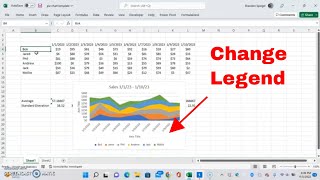 How to Rename Chart Legend Microsoft Excel With Ease! #howto #tutorial #trending