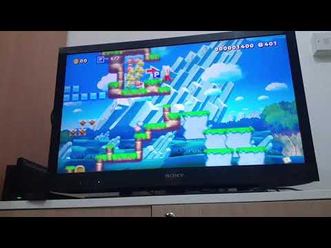 The corrupted level *Super Mario Maker 2* made by me