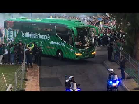 FINAL COPA: la llegada del BETIS a La Cartuja