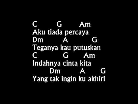 Chord & Lirik Judika - Aku yang Tersakiti Cover