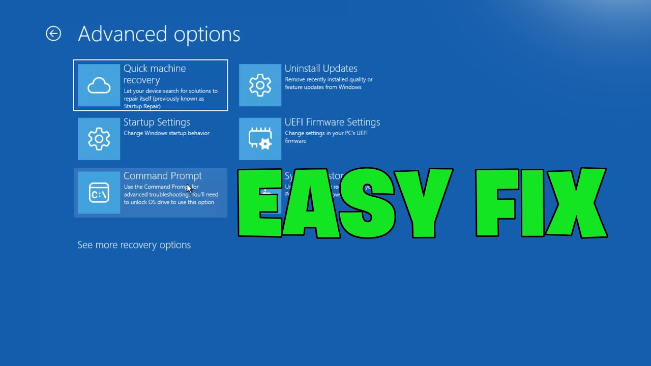 How to Fix INACCESSIBLE BOOT DEVICE and Blue Screen on Startup | FIX