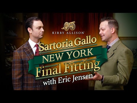 Final Fitting: My Italian Tweed Suit from Eric Jensen of Stefano Bemer! | Kirby Allison
