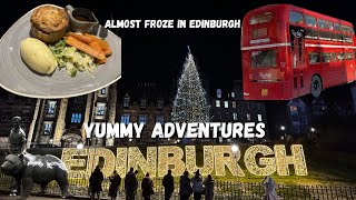 Almost Froze in Edinburgh | Yummy Adventures to Edinburgh #travel #travelvlog