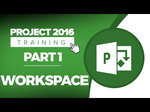 Microsoft Project 2016 Tutorial for Beginners Part 1 The MS Project 2016 Workspace