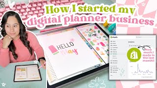 How I Started My Digital Planner Business | My Business Growth Strategy 🌱