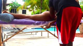 Pool Side Massage