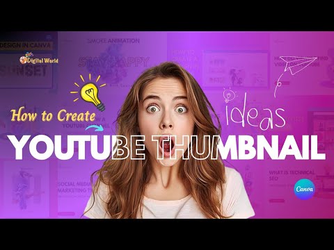 Canva Thumbnail Design l Canva Thumbnail Tutorial 