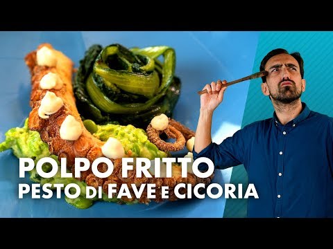 Polpo fritto con pesto di fave: la ricetta tradizionale da assaporare!