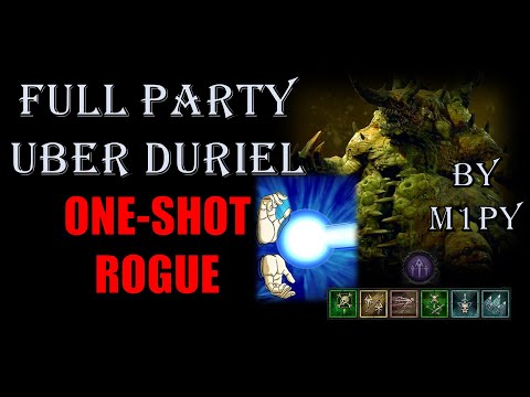 KAMEHAME-HA Rogue ONE-SHOTS Full Party Uber DURIEL - Rapid Fire Overpower Season 3 Diablo 4