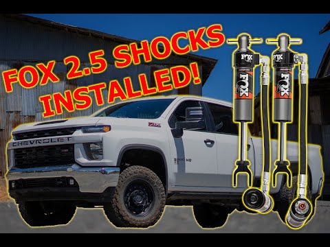 Fox 2.5 Performance Elite Shocks for Chevy Silverado HD