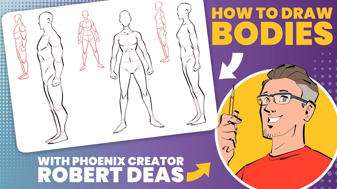 How to draw human bodies