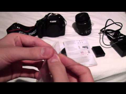 *Unboxing Of The Canon EOS 1100D And The Canon EOS Accessory Kit*