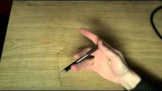 How to spin a pen around your fingers