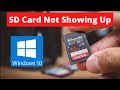 Camera Sd Card Not Showing Up On Computer