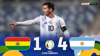 Bolivia 1 x 4 Argentina (Messi's Show) ● 2021 Copa América Extended Goals & Highlights HD