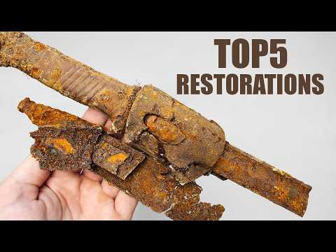 Top 5 Bayonet Restorations from the World Wars. Beautiful ASMR Restorations