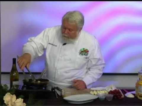 Flounder with Grape Piccata Sauce