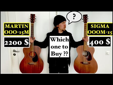Martin vs Sigma - 000-15M vs 000M-15 | expensive vs cheap? 2200$ vs 400$