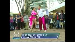 Se encendió la llama por la paz en la Plaza de Lourdes, en la localidad de Chapinero