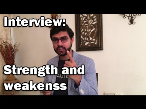 Interview Question series: Strength and weakness in URDU/HINDI