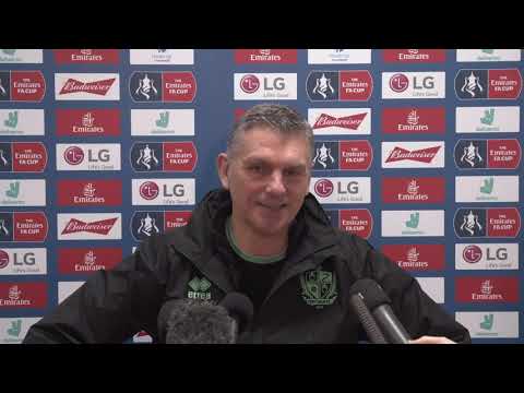 Askey wants to make fans proud ahead of Manchester City tie