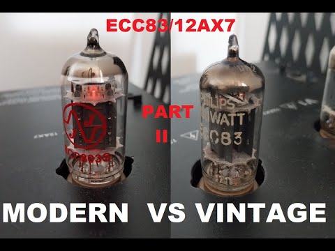 Tube Sound Comparison.- Modern VS Vintage Pt. II - ECC83/12AX7 (Best of both world)