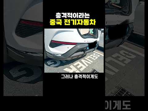충격적이라는 중국의 전기자동차