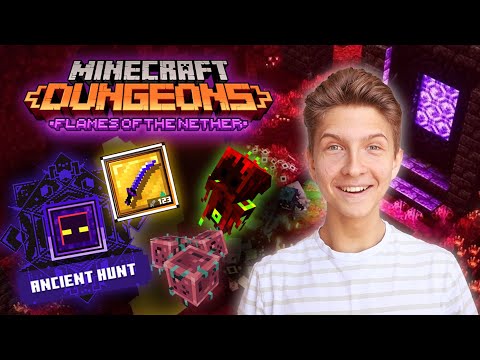 Suev - Minecraft Dungeons: Flames of The Nether DLC Playthrough!