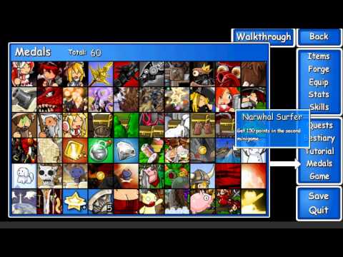 Epic Battle Fantasy 3 medals