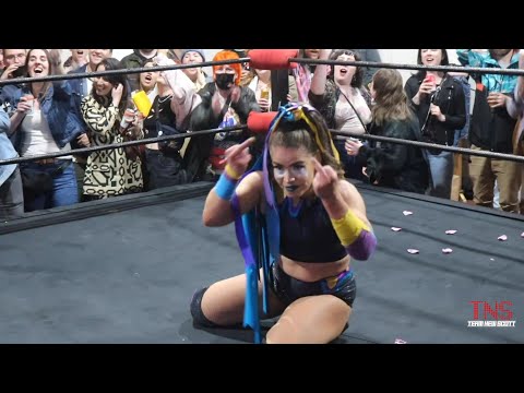 Moon Miss vs Charlie Hubley - Hardcore Intergender Wrestling - (Bar Fight)  Pro Wrestling Unleashed