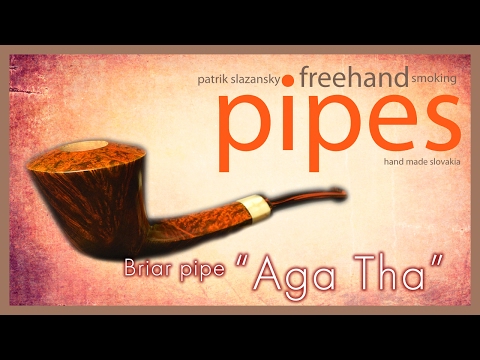 Smoking pipes - Briar pipe 161 "Aga Tha" | freehand smoking pipes | slovak pipe