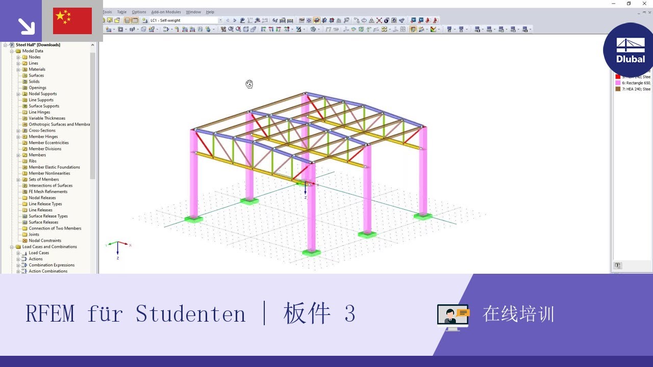 Online-Schulungen | RFEM für Studenten | 第3部分