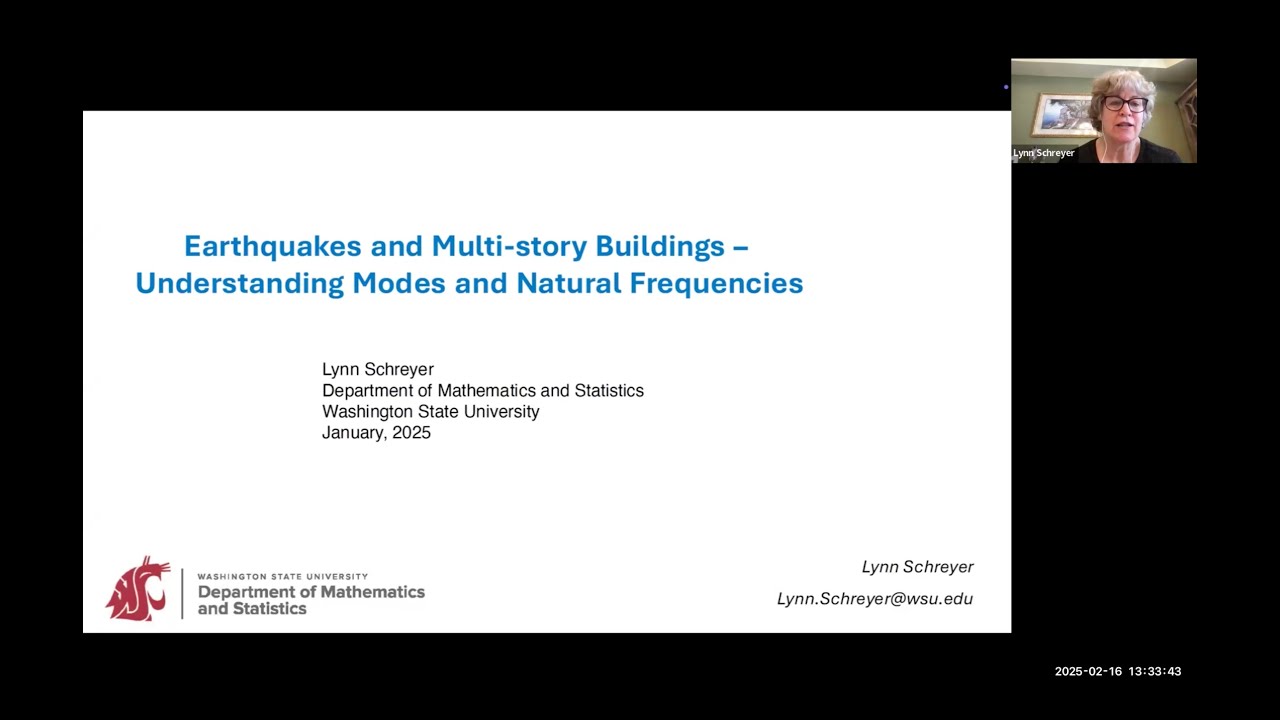 Earthquakes and Multi-story Buildings – Understanding Modes and Natural Frequencies