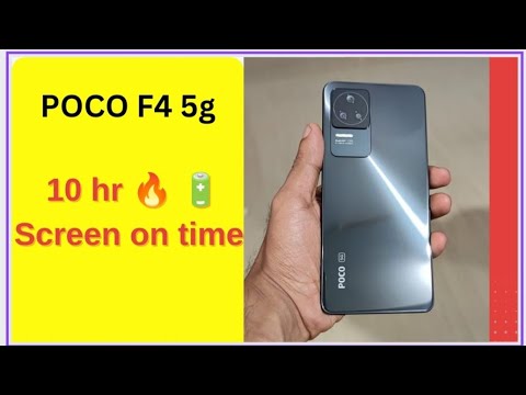 Poco F4 battery problem solved - 9.30 hr screen on time