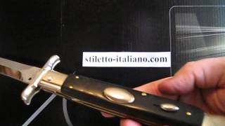 Swinguard stiletto 13" Dagger Ebony wood Oval Design AGA Campolin