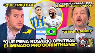 IMPRENSA ARGENTINA CHOCADA COM A ELIMINAÇÃO PRO CORINTHIANS E SUPREMACIA BRASILEIRA