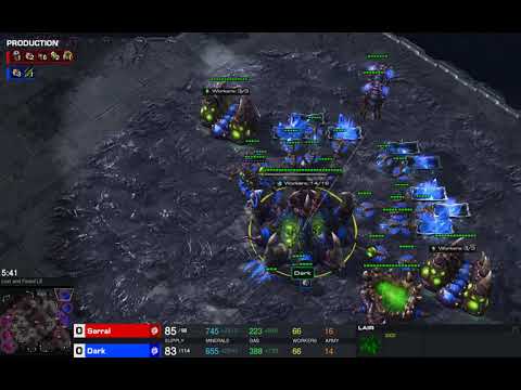 Replay analysis/commentary WCS 2018 Global Finals - Serral vs Dark set 1