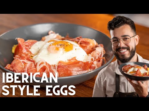 3 INGREDIENT RECIPE!! Eggs, Iberian Prosciutto and French Fries