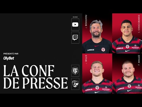 Conférence de presse | Stade Toulousain vs. Aviron Bayonnais | Top 14 - J16 🔴⚫️