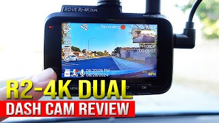 ROVE R2-4K DUAL Dash Cam Review (GPS & Park Mode)