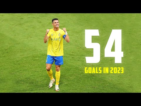 Cristiano Ronaldo ALL 54 GOALS in 2023 w/ Commentary (Top Scorer of the Year)