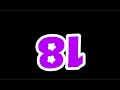 Numbers Band 13 15 18 21 And 25