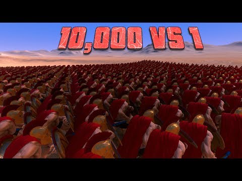 10,000 SPARTANS VS 1 CHUCK NORRIS- UEBS