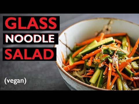 10 MIN Glass Noodles Salad | EASY VEGAN APPETIZERS WEEKNIGHT DINNER