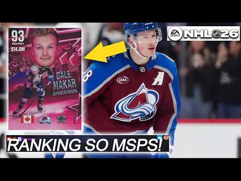 BEST SUPERSTAR ORIGIN MSP! RANKING WEEKS 1 & 2 I NHL 26 HUT
