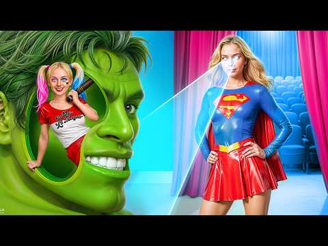 Fake Superheroes Try to Get into Superhero Movies! Sneaking Challenge!