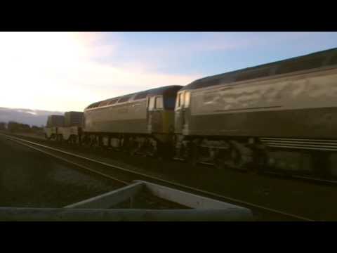 Prestatyn 30.11.2016 - Northern Belle / DRS 57305 & 57312 on Valley flasks - class 57