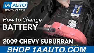 How to Replace Change Battery 07-14 Chevy Suburban